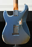 2018 Partscaster Stratocaster Build Fender Custom Shop, Ancho Poblano, MJT, Danocaster Lake Placid Blue