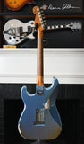 2018 Partscaster Stratocaster Build Fender Custom Shop, Ancho Poblano, MJT, Danocaster Lake Placid Blue