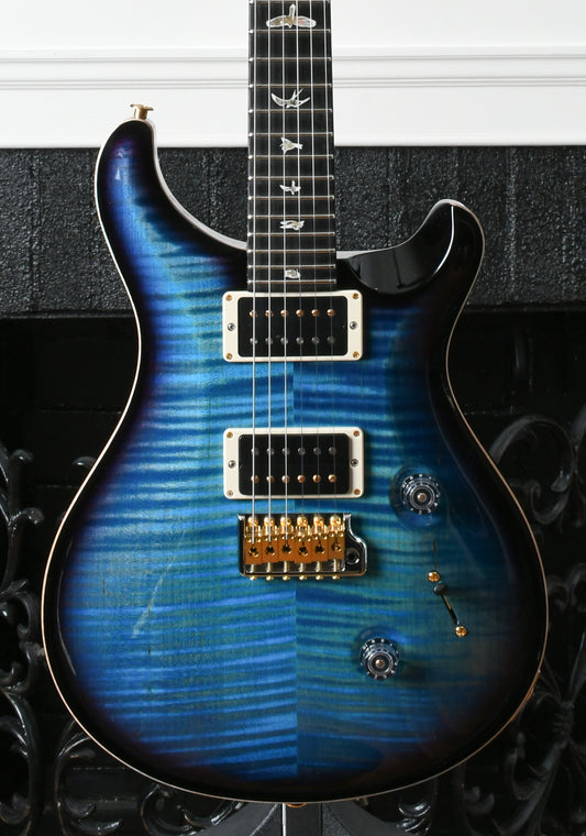 Paul Reed Smith PRS Custom 24 *Custom Color* 10 Top Aqua Blue Black Burst