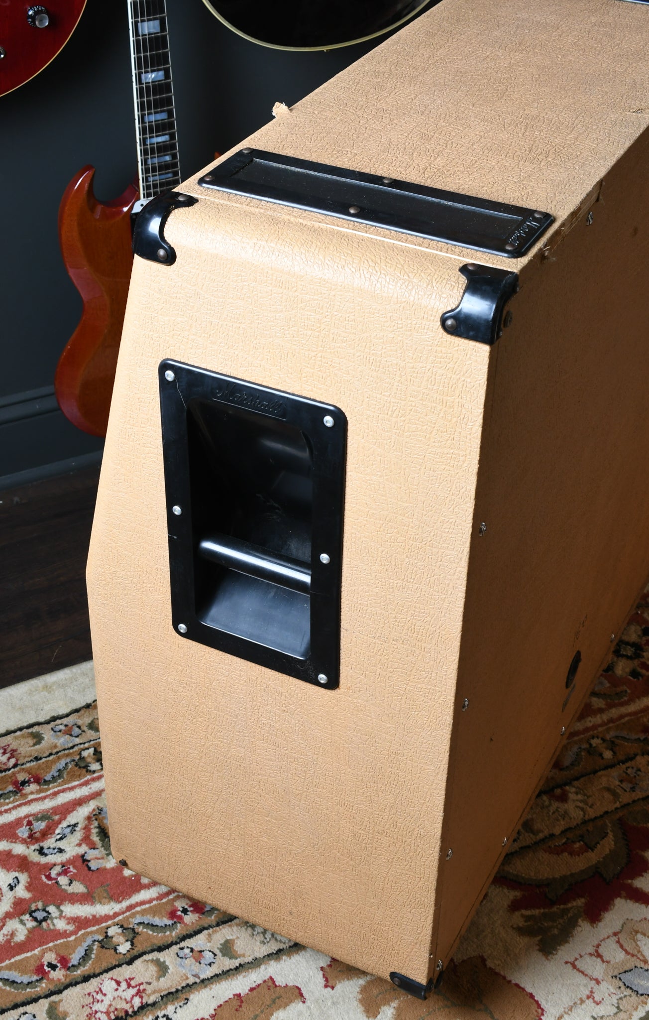 1977 Marshall 4x12 Cabinet Fawn Tolex