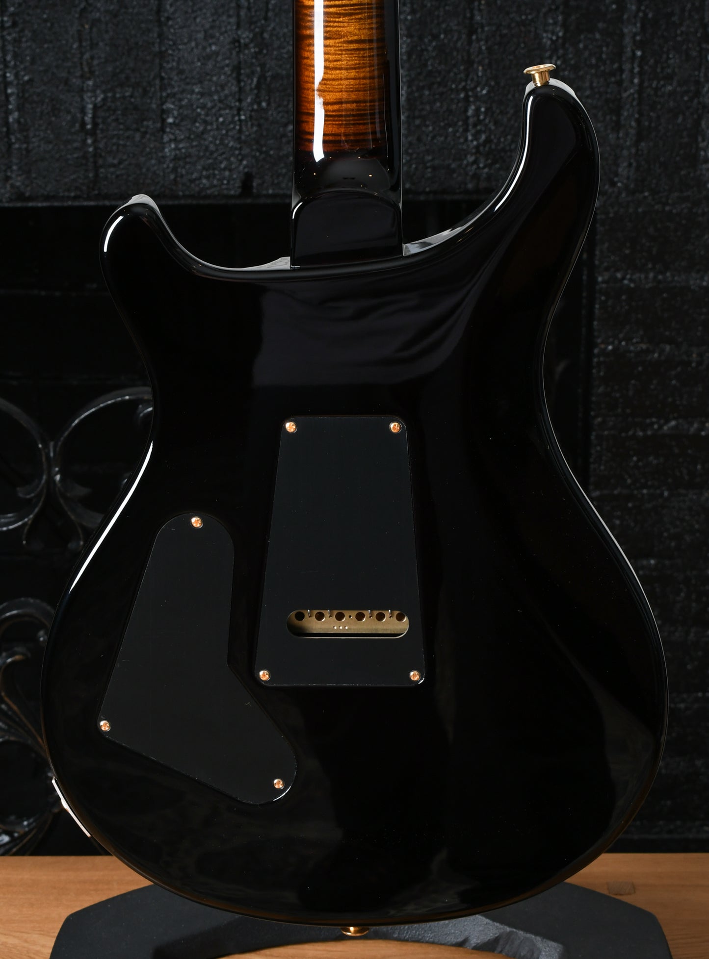 Paul Reed Smith PRS Custom 24 10 Top Quilt Black Gold Wrap Flamed Maple Neck/Ebony Board