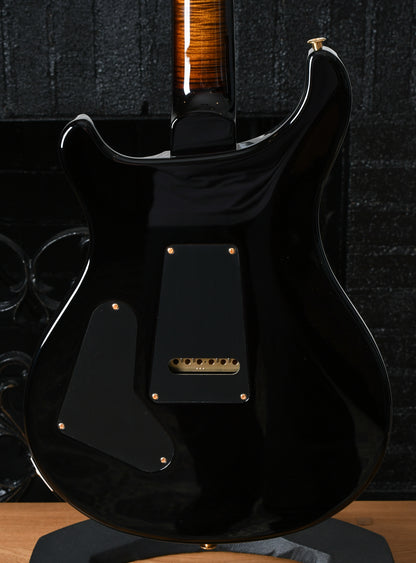 Paul Reed Smith PRS Custom 24 10 Top Quilt Black Gold Wrap Flamed Maple Neck/Ebony Board