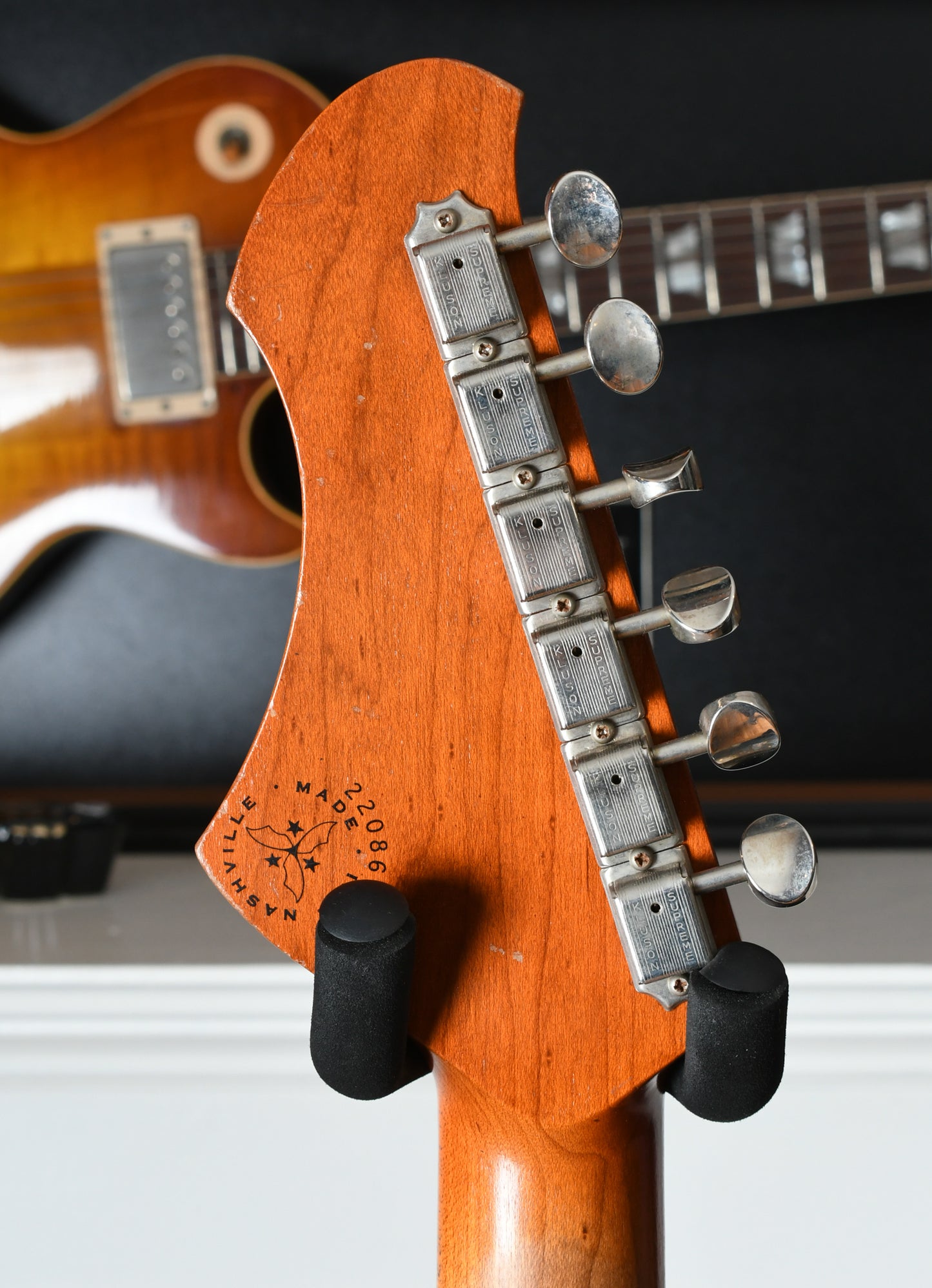 2021 Novo Guitars Serus H2 Firebird Burst