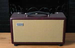 Tyler Amp Works Tube Reverb Unit Burgundy & Wheat Grill