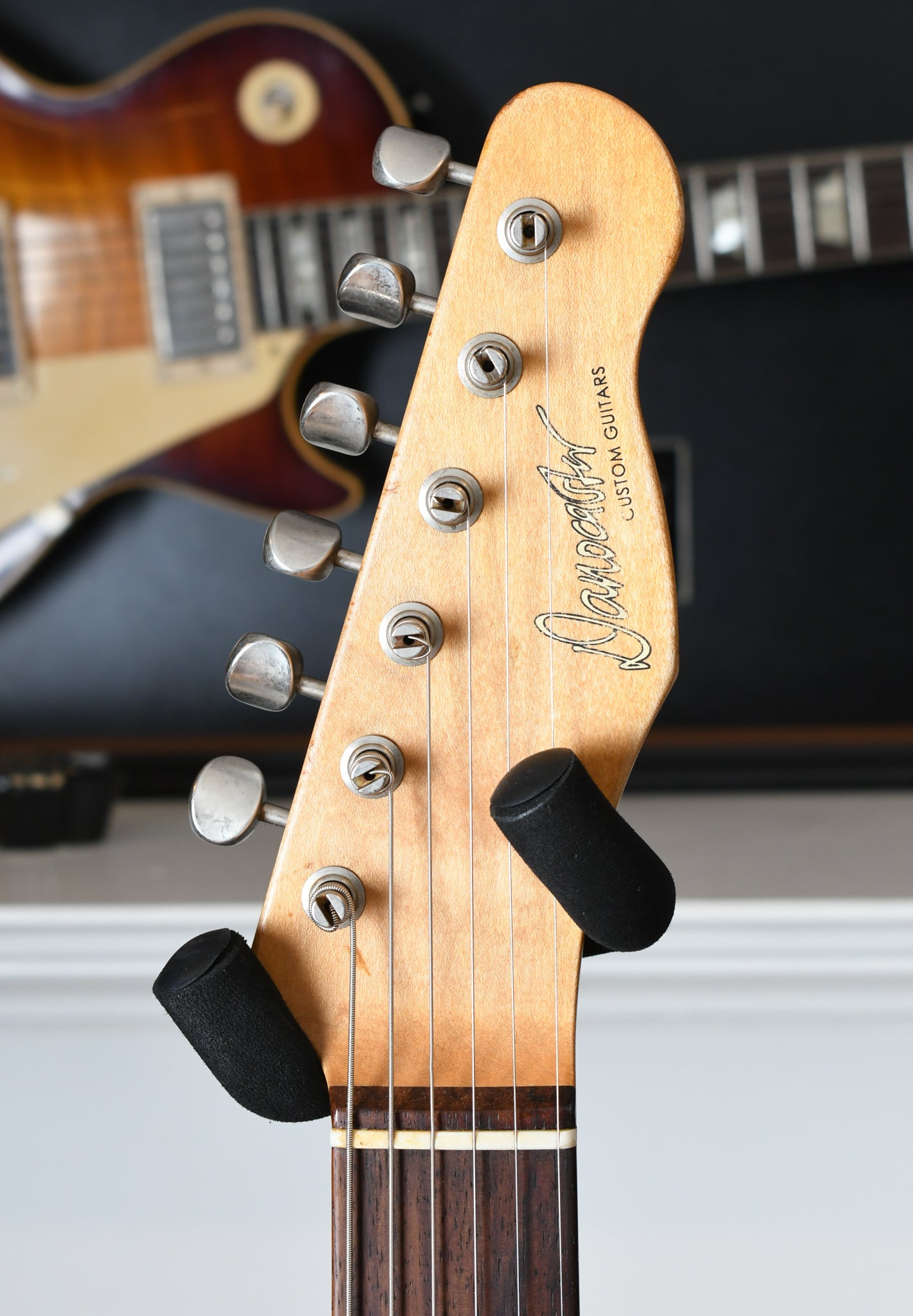 2021 Danocaster Single Cut, Olympic White with Budz 2.0 pickups
