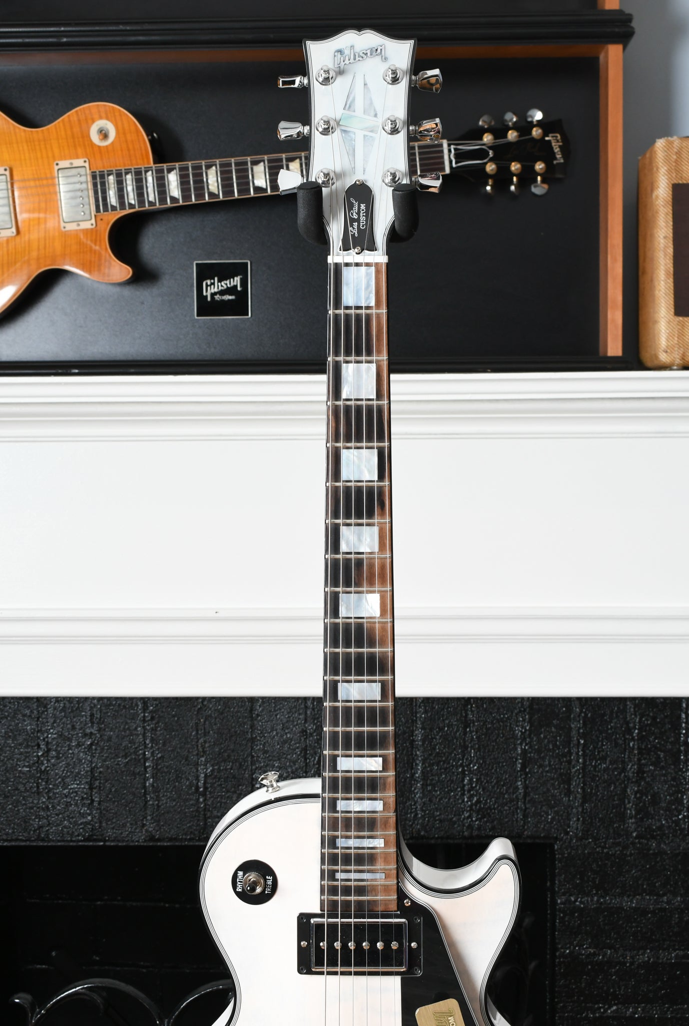 2017 Gibson Crimson Custom Shop Les Paul Custom Flametop "Milky Way"