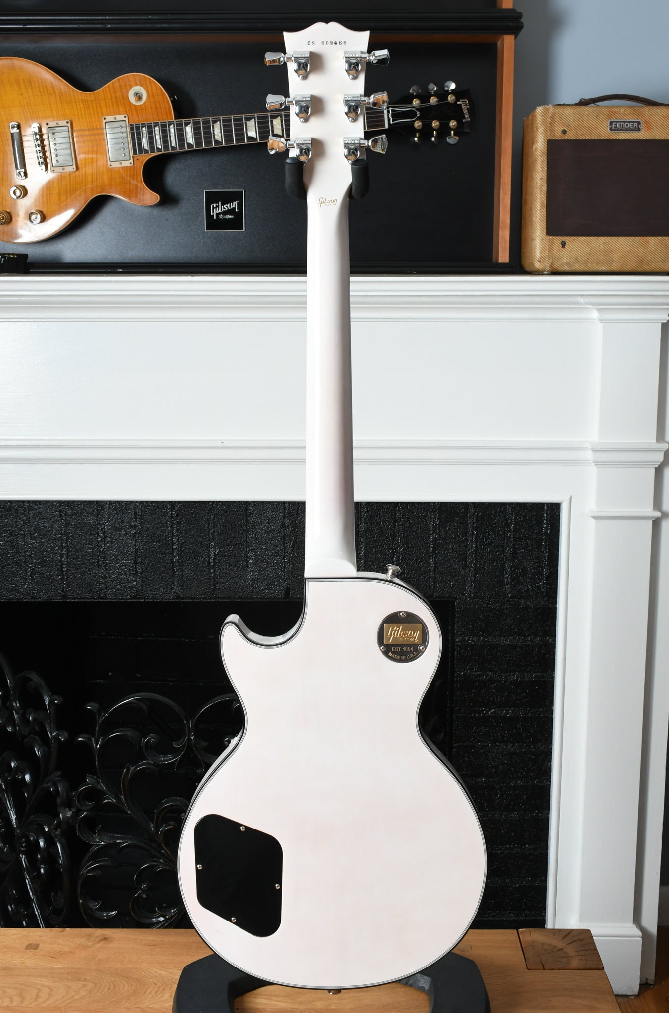 2017 Gibson Crimson Custom Shop Les Paul Custom Flametop "Milky Way"