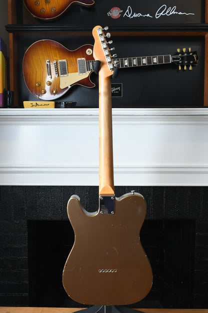 2016 Danocaster Single Cut, Aged Firemist Gold with Fred Stuart Blackguard pickups