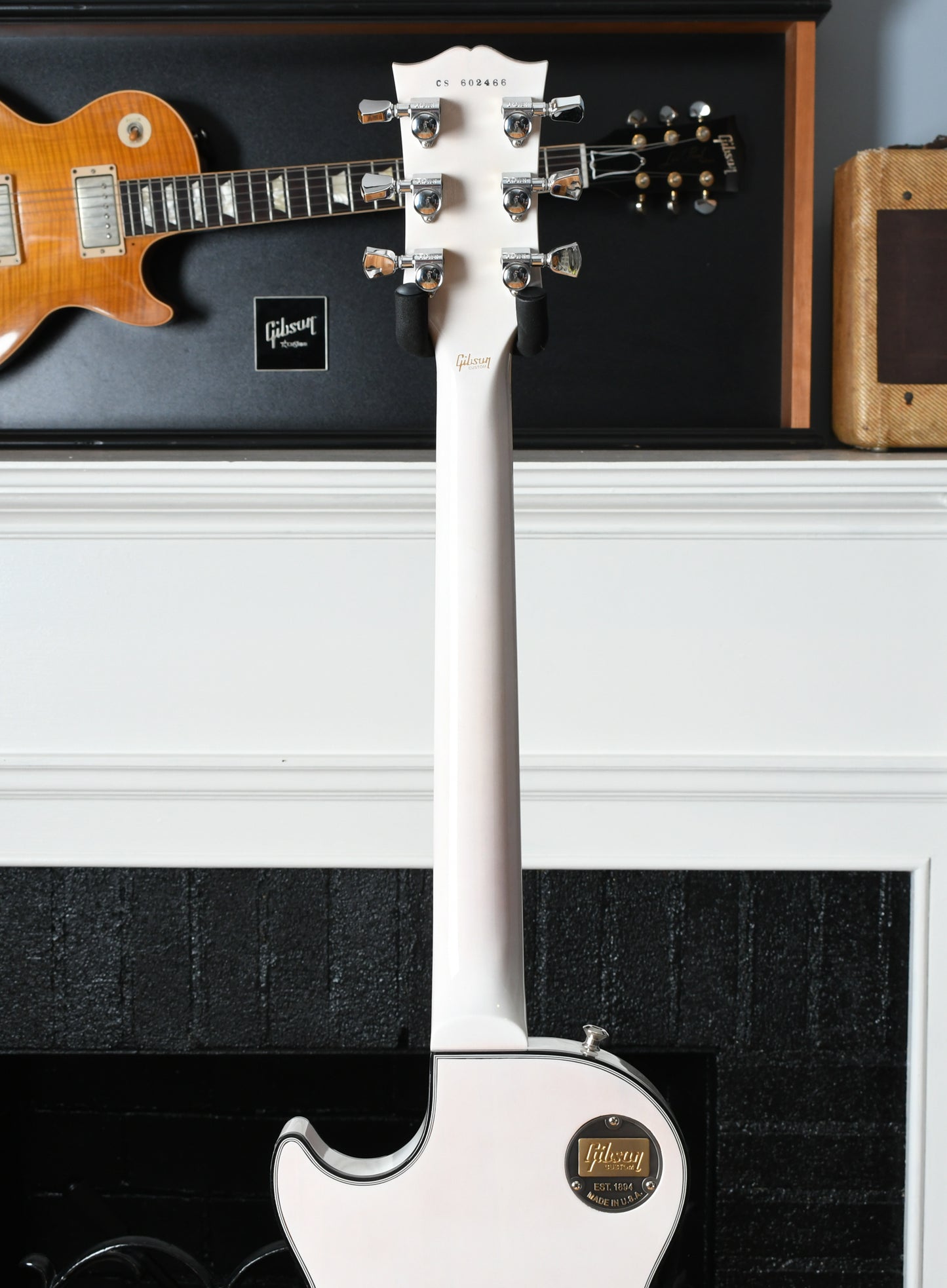 2017 Gibson Crimson Custom Shop Les Paul Custom Flametop "Milky Way"