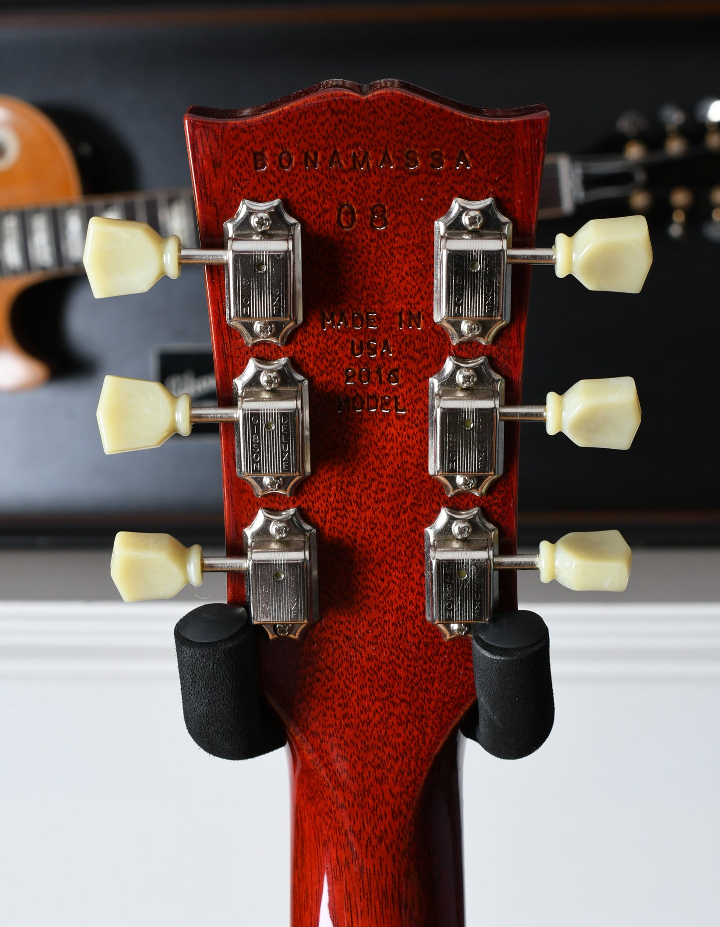 2015 Gibson Les Paul Bonamassa #08/50 Tomato Soup Burst Signed