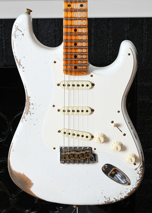 2021 Fender Custom Shop '57 Stratocaster Heavy Relic Olympic White