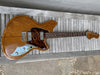Novo Guitars Serus T90 Amber, German carve, rare Firestripe Pickguard, Lollar Gold Foils !