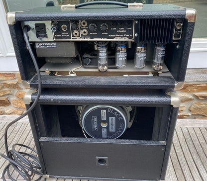 1989 Mesa/Boogie Mark III Simulcast Head/Cab Blue stripe  Black