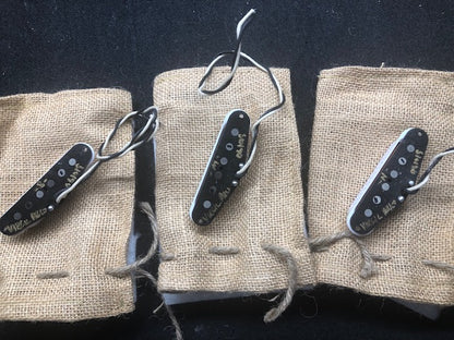 Virgil Arlo Model 1954 Strat Pickups - White Covers, Vintage Tone